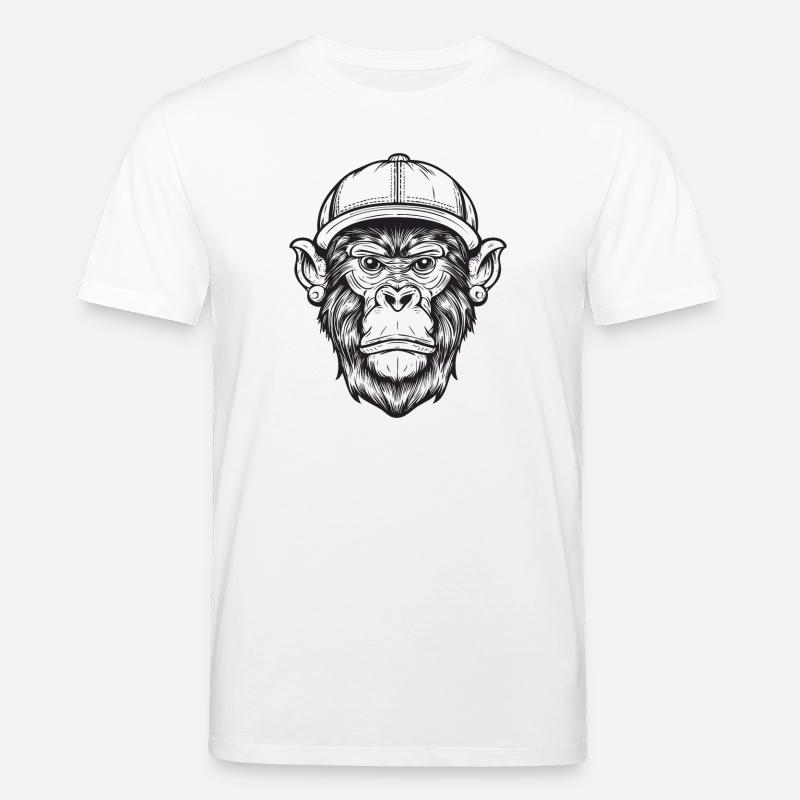 Funky Affe - Stanley/Stella Unisex Bio-T-Shirt CREATOR  - Weiß