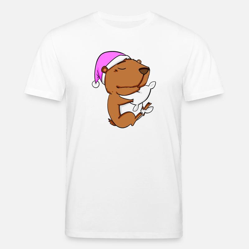 Capybara Wasserschwein - T-shirt bio CREATOR Stanley/Stella Unisexe - blanc