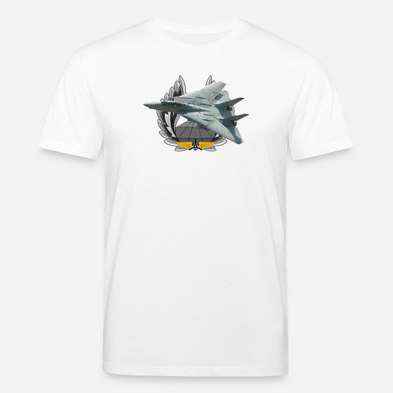 F-14 Tomcat - Stanley/Stella Unisex Bio-T-Shirt CREATOR  - Weiß