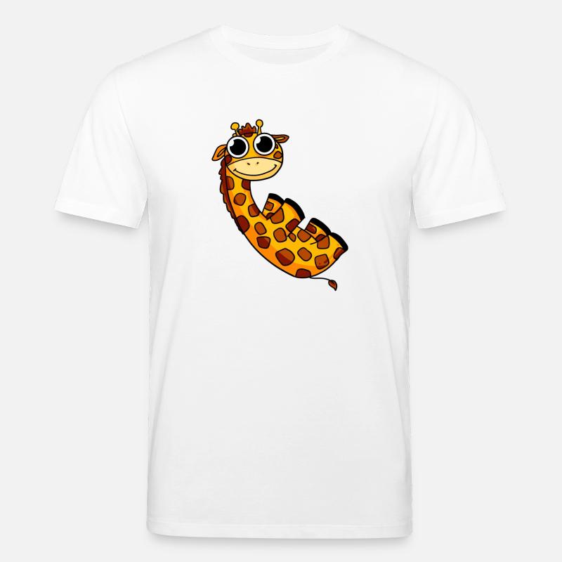 Giraffe Safari - Stanley/Stella Unisex Bio-T-Shirt CREATOR  - Weiß