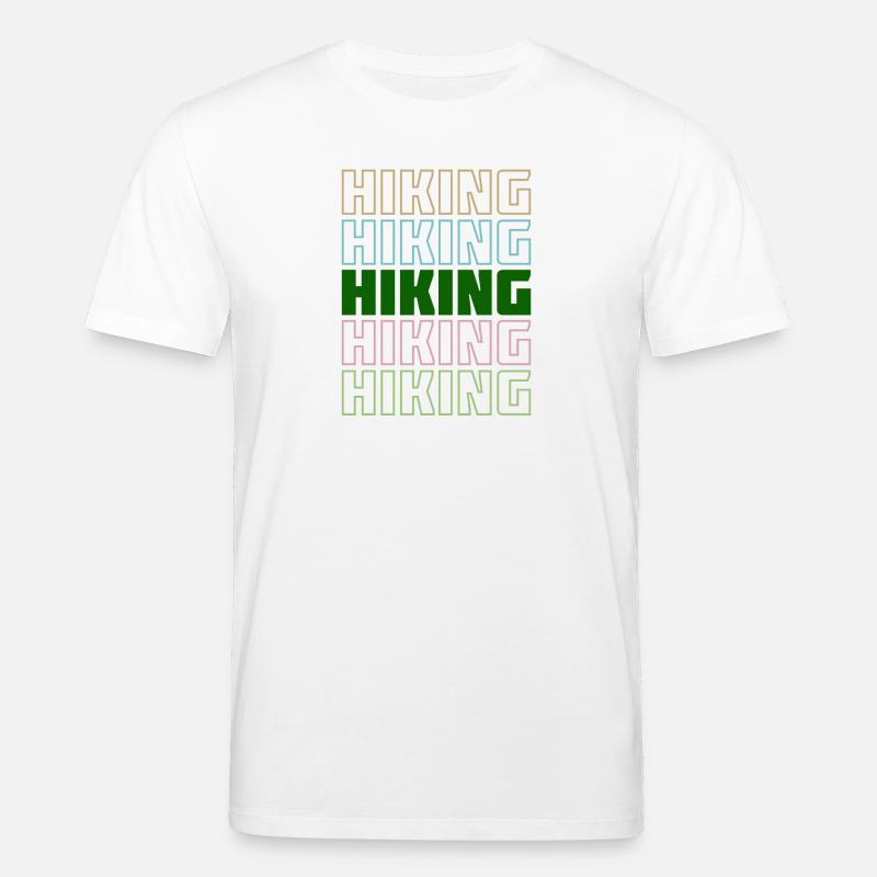 Wanderwege Spruch Wandern Statement Bergwanderung - Stanley/Stella Unisex Bio-T-Shirt CREATOR  - Weiß