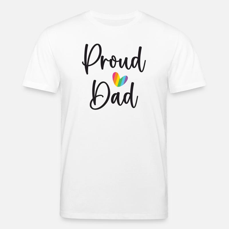 Stolzer Papa - Stanley/Stella Unisex Bio-T-Shirt CREATOR  - Weiß