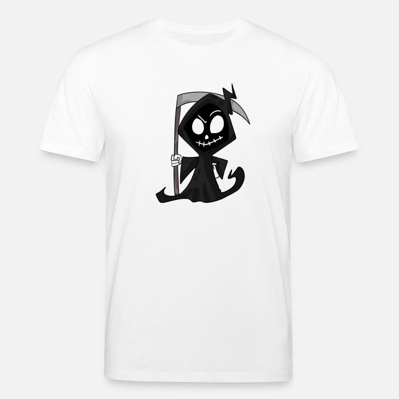 Faucheuse avec faux - Halloween - T-shirt bio CREATOR Stanley/Stella Unisexe - blanc