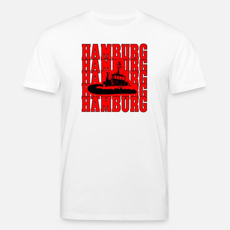 Hambourg Bugsier 7 - T-shirt bio CREATOR Stanley/Stella Unisexe - blanc