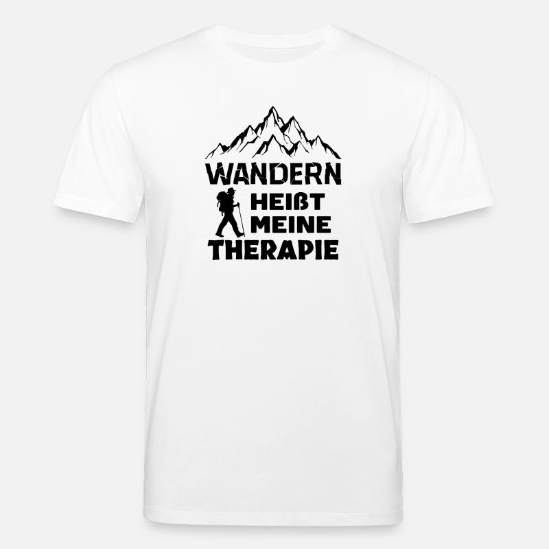 Bergwanderung Wanderung Wanderer Wandern Statement - Stanley/Stella Unisex Bio-T-Shirt CREATOR  - Weiß
