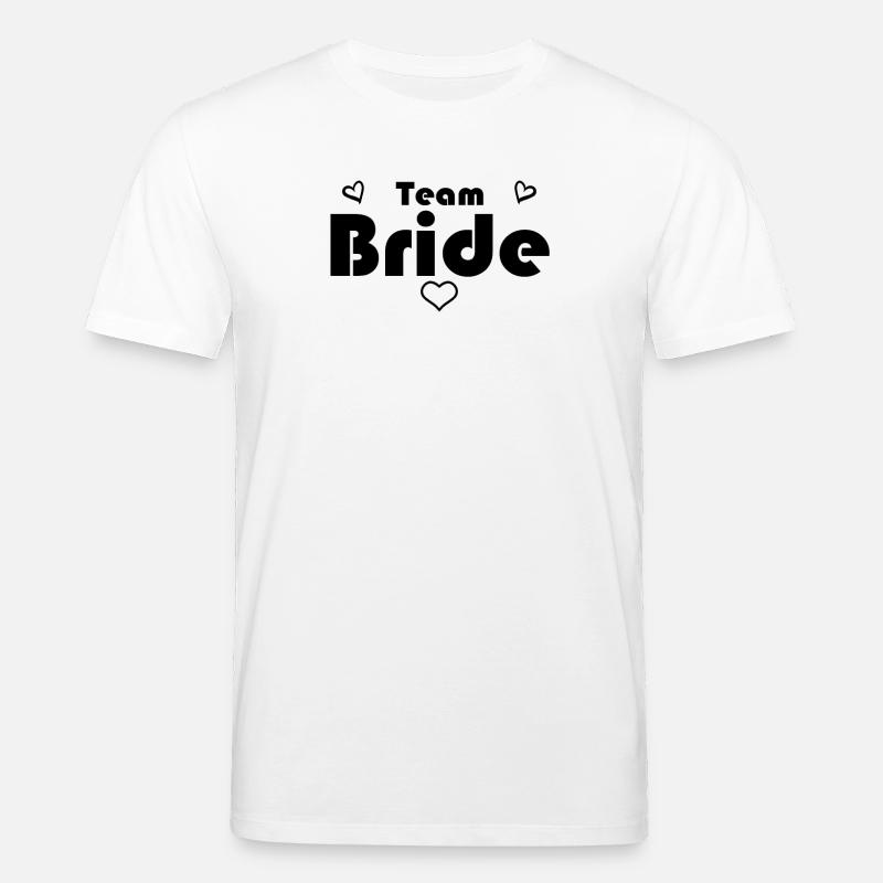 Team Bride - Stanley/Stella Unisex Bio-T-Shirt CREATOR  - Weiß