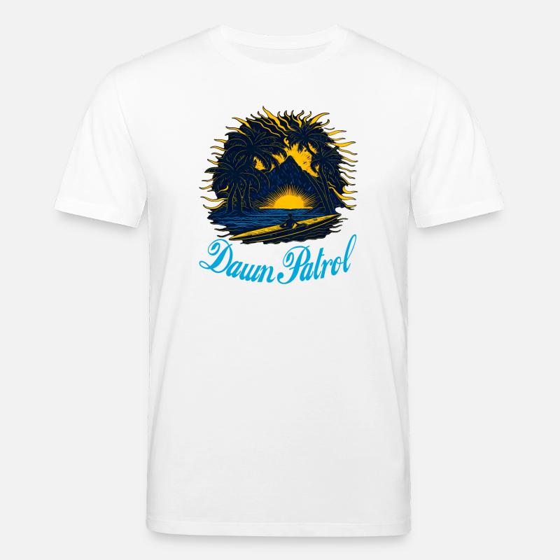 Dawn Patrol Palms Sunset - Stanley/Stella Unisex Bio-T-Shirt CREATOR  - Weiß