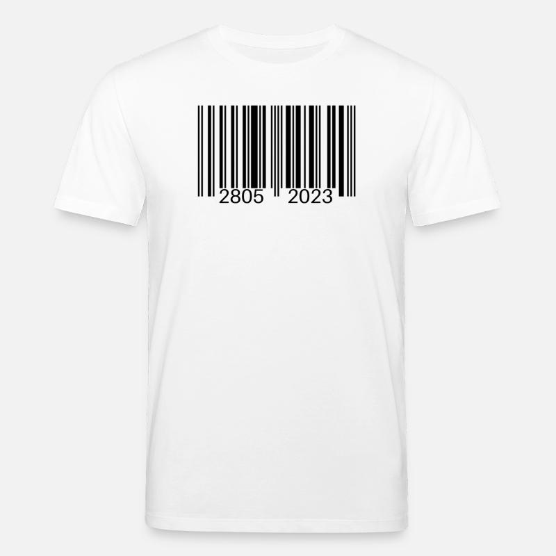 Barcode - Stanley/Stella Unisex Bio-T-Shirt CREATOR  - Weiß