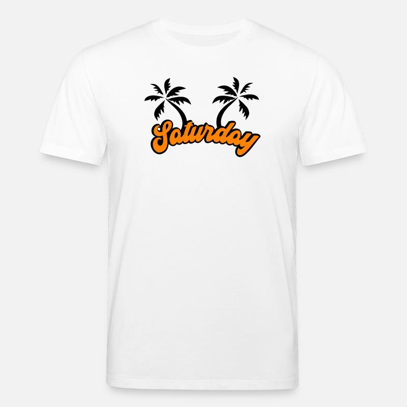Samedi Le design du week-end - T-shirt bio CREATOR Stanley/Stella Unisexe - blanc