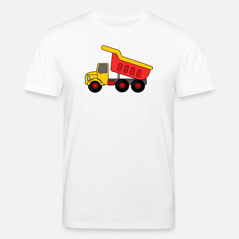 Keepauto Sand, rot gelb - Stanley/Stella Unisex Bio-T-Shirt CREATOR  - Weiß