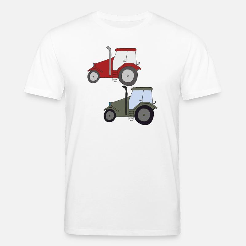 Rencontrez Tractor - T-shirt bio CREATOR Stanley/Stella Unisexe - blanc