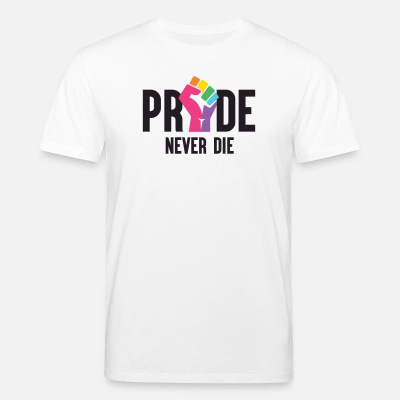 Pride Month LGBT - Pride Never Die - Stanley/Stella Unisex Bio-T-Shirt CREATOR - Weiß