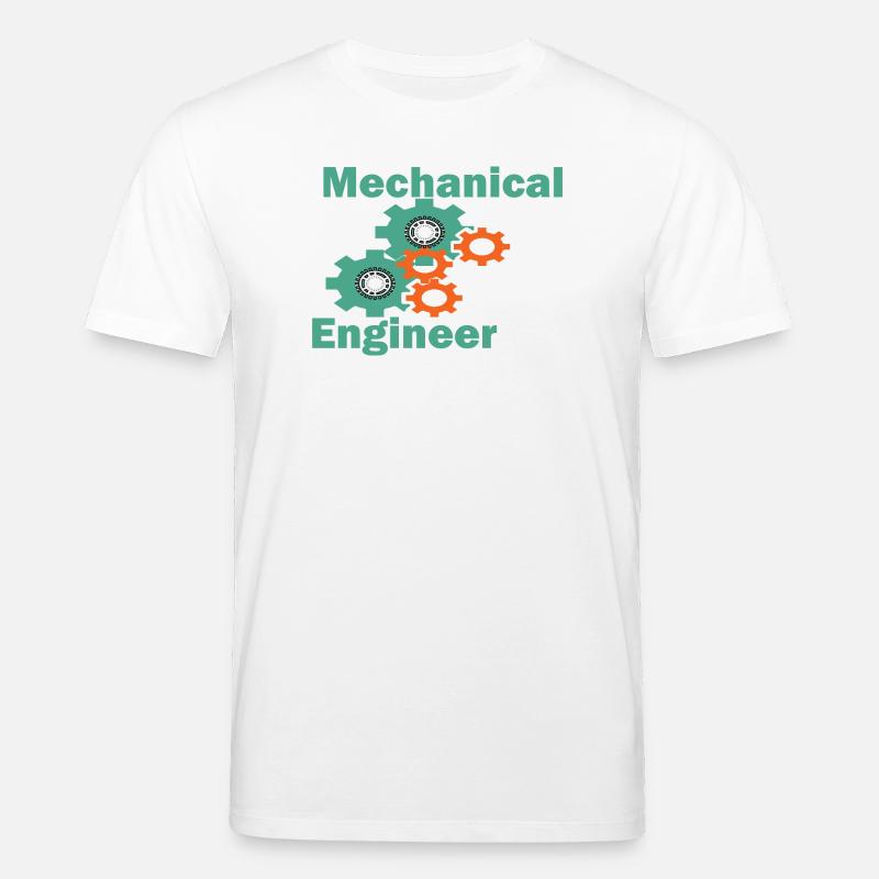 Mechanical Engineering Funny Engineer - Stanley/Stella CREATOR Unisex Organic T-Shirt - white