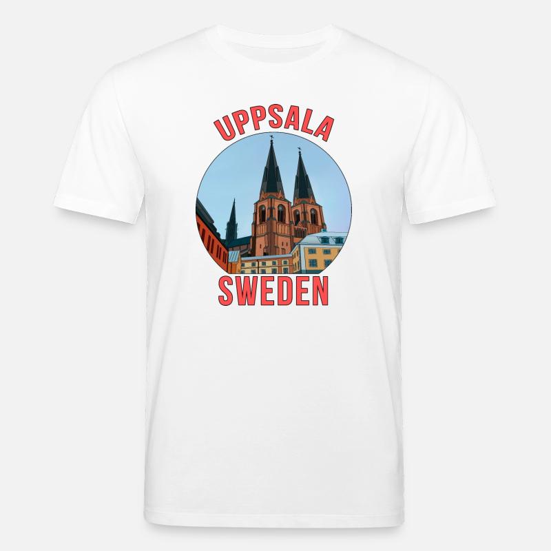 Uppsala, Schweden - Stanley/Stella Unisex Bio-T-Shirt CREATOR  - Weiß