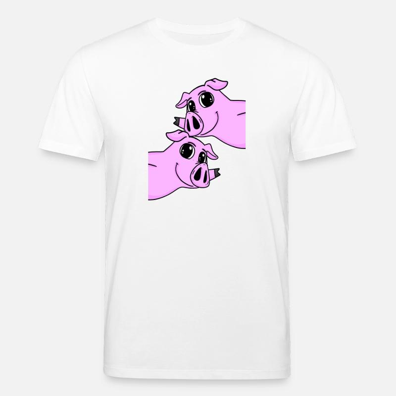 Cochons - T-shirt bio CREATOR Stanley/Stella Unisexe - blanc