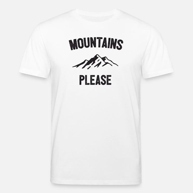 Berge bitte - Stanley/Stella Unisex Bio-T-Shirt CREATOR  - Weiß