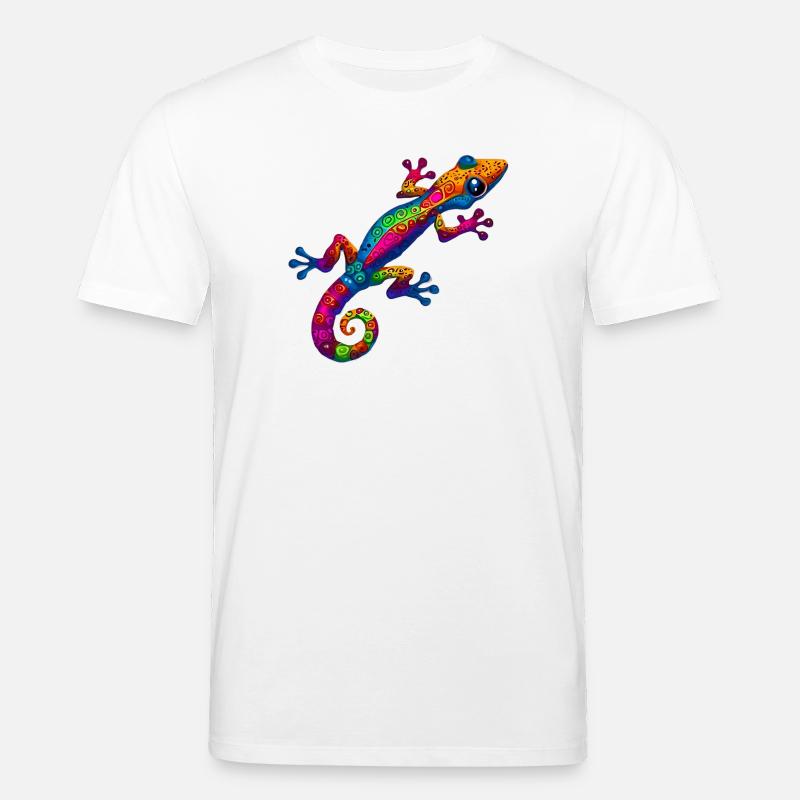Gecko - Stanley/Stella Unisex Bio-T-Shirt CREATOR  - Weiß