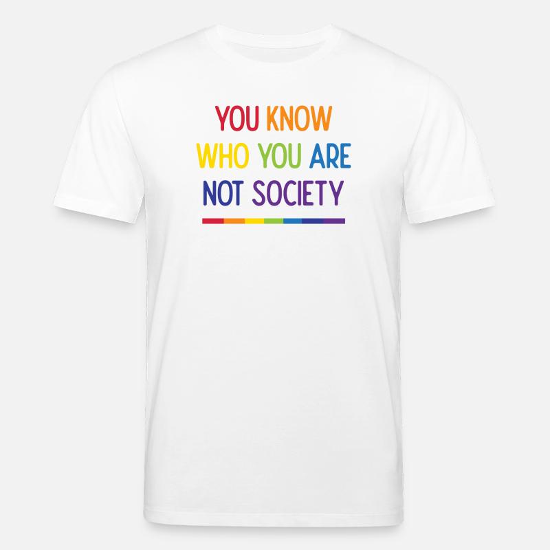Lebe mit Stolz - Stanley/Stella Unisex Bio-T-Shirt CREATOR  - Weiß