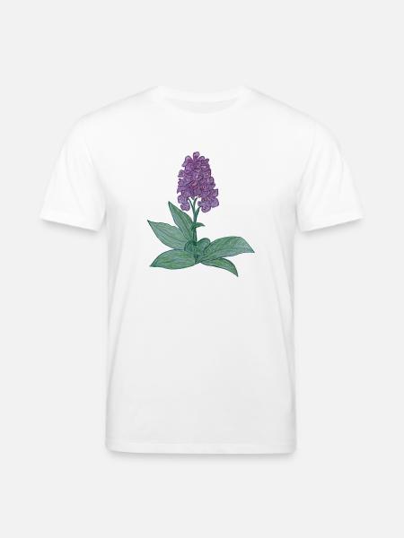 orchidée danoise - T-shirt bio CREATOR Stanley/Stella Unisexe - blanc
