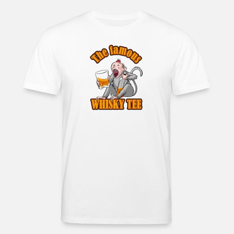 Das berühmte Whisky-Tee – Aper'Monkey Edition - Stanley/Stella Unisex Bio-T-Shirt CREATOR - Weiß