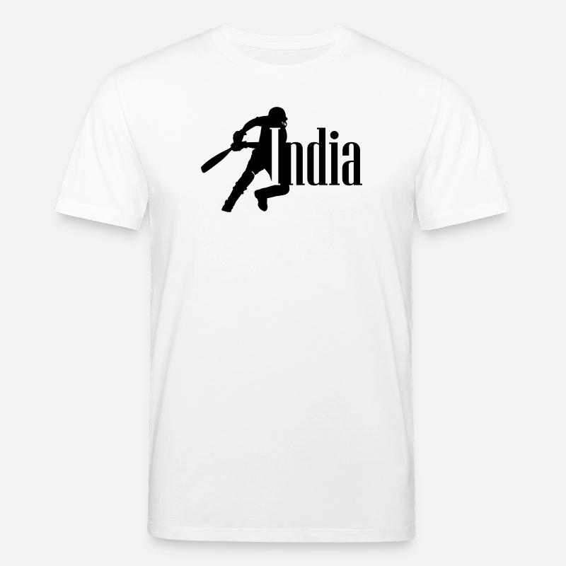 Indien Cricket - Stanley/Stella Unisex Bio-T-Shirt CREATOR  - Weiß
