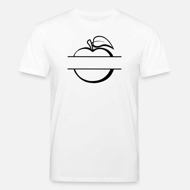 Banner Apfel Logo - Stanley/Stella Unisex Bio-T-Shirt CREATOR  - Weiß