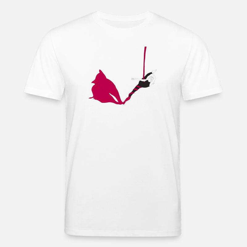 Magenta Silks Luftakrobatik - Stanley/Stella Unisex Bio-T-Shirt CREATOR - Weiß