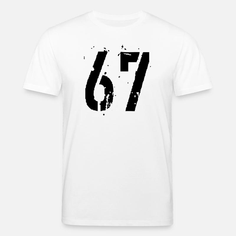 Nummer 67 - Stanley/Stella Unisex Bio-T-Shirt CREATOR  - Weiß