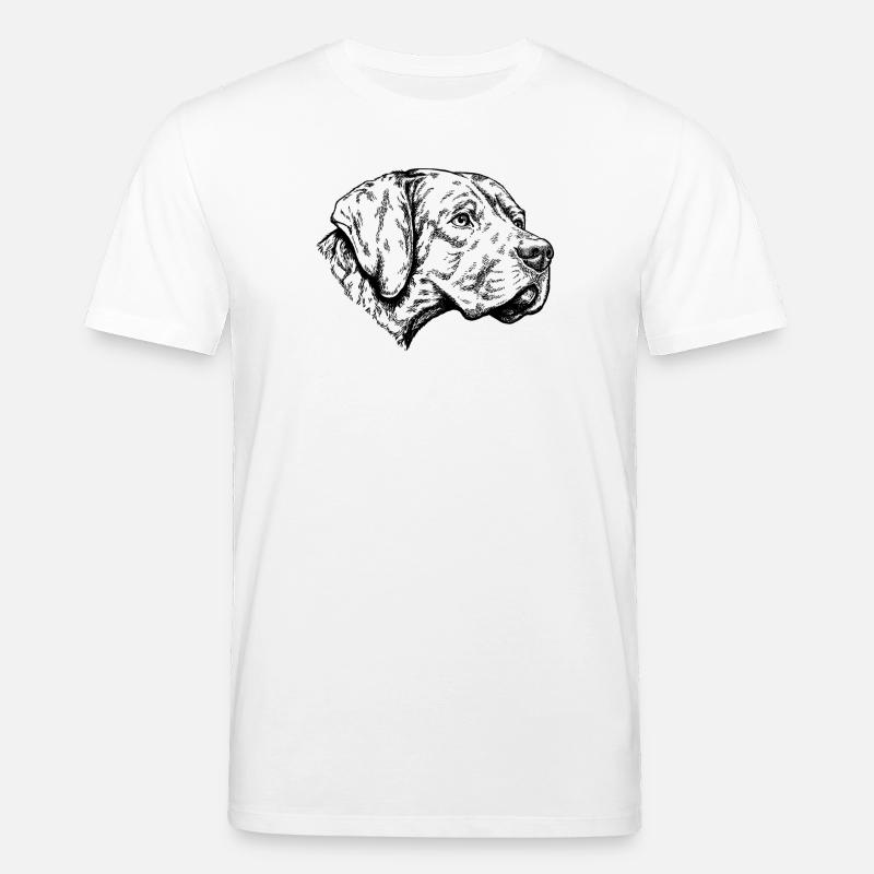 Braque du Bourbonnais Portrait - Stanley/Stella Unisex Bio-T-Shirt CREATOR - Weiß