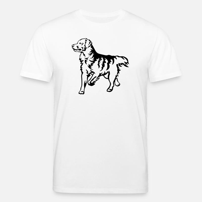 Golden Retriever - Stanley/Stella Unisex Bio-T-Shirt CREATOR  - Weiß