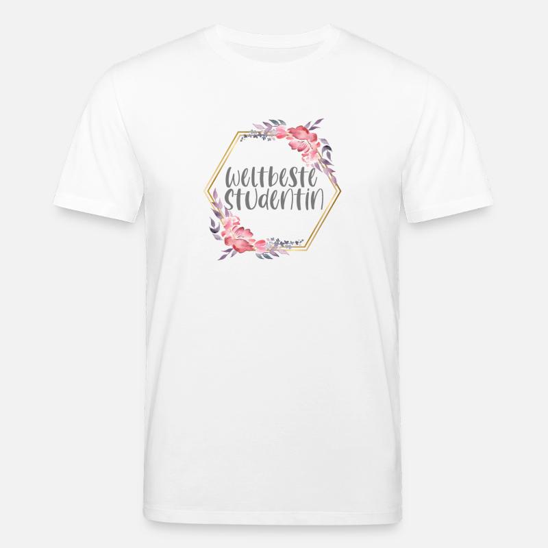 Studentin Studium Mädchen Lernen Geschenk - Stanley/Stella Unisex Bio-T-Shirt CREATOR  - Weiß