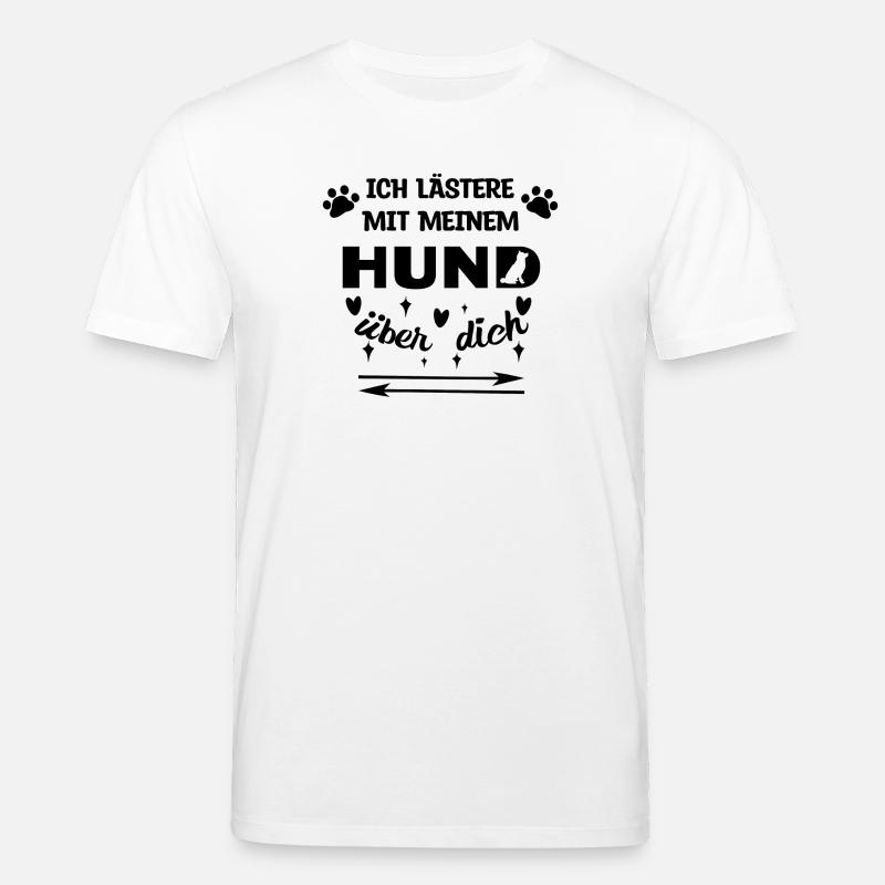 Haustiere Hund Statement Lieblingstier Knuddeltier - Stanley/Stella Unisex Bio-T-Shirt CREATOR  - Weiß