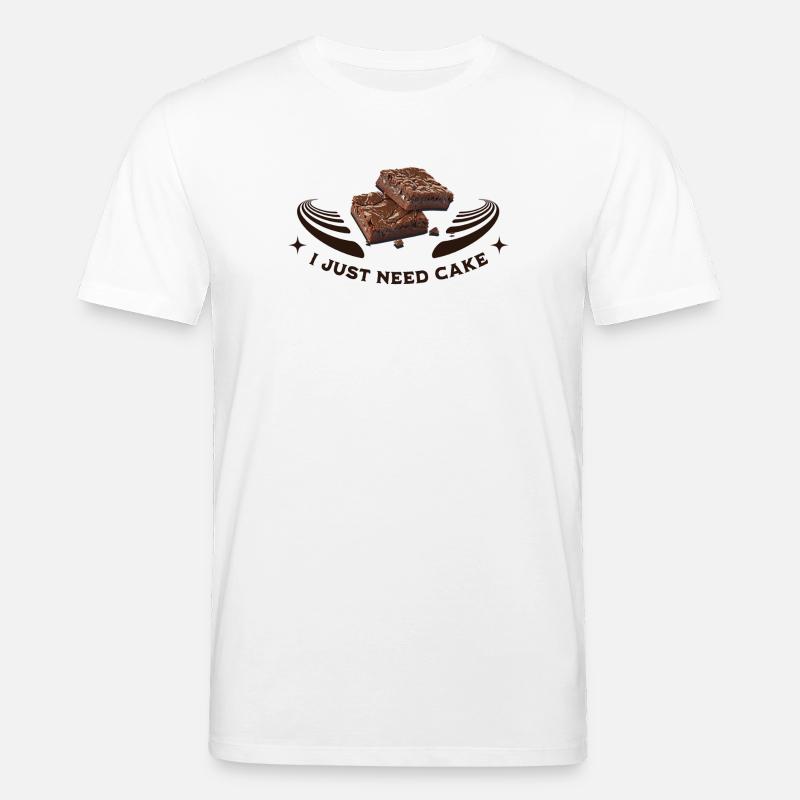 I just need cake - Stanley/Stella Unisex Bio-T-Shirt CREATOR - Weiß