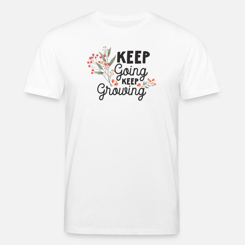 Mach weiter, wächst weiter - Stanley/Stella Unisex Bio-T-Shirt CREATOR  - Weiß