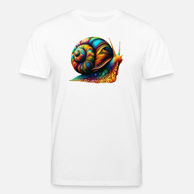 Escargot - T-shirt bio CREATOR Stanley/Stella Unisexe - blanc
