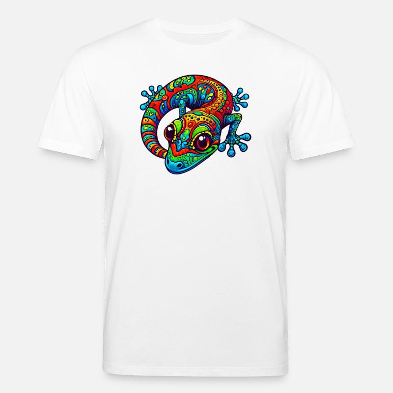 Gecko - T-shirt bio CREATOR Stanley/Stella Unisexe - blanc