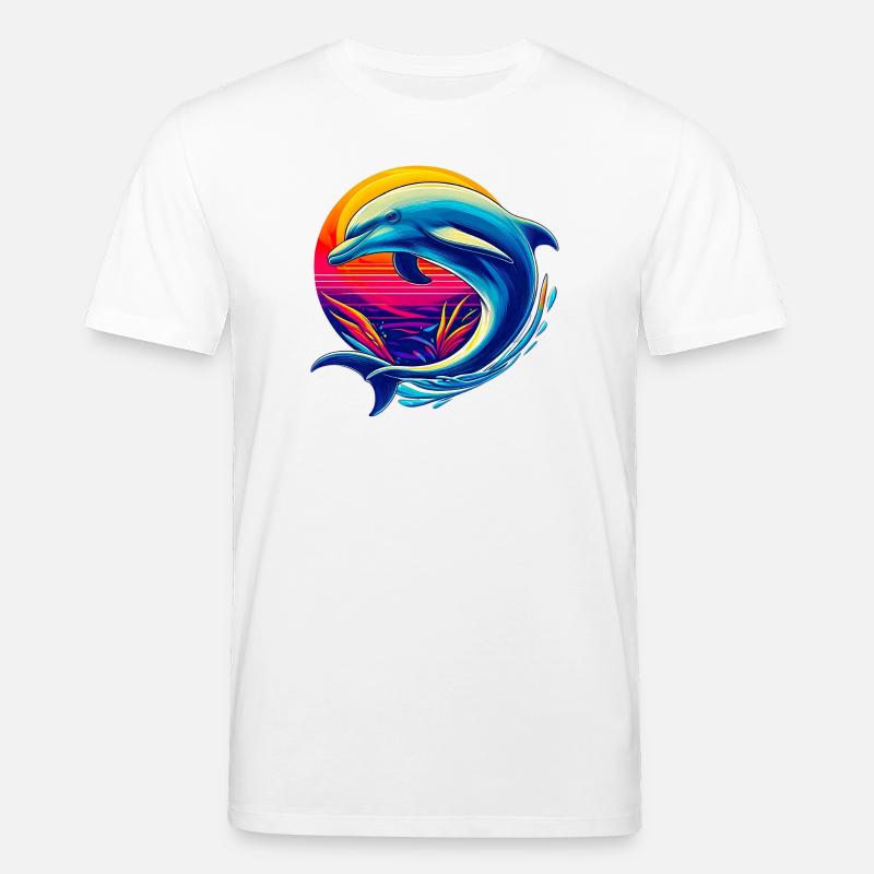 Dauphin - T-shirt bio CREATOR Stanley/Stella Unisexe - blanc