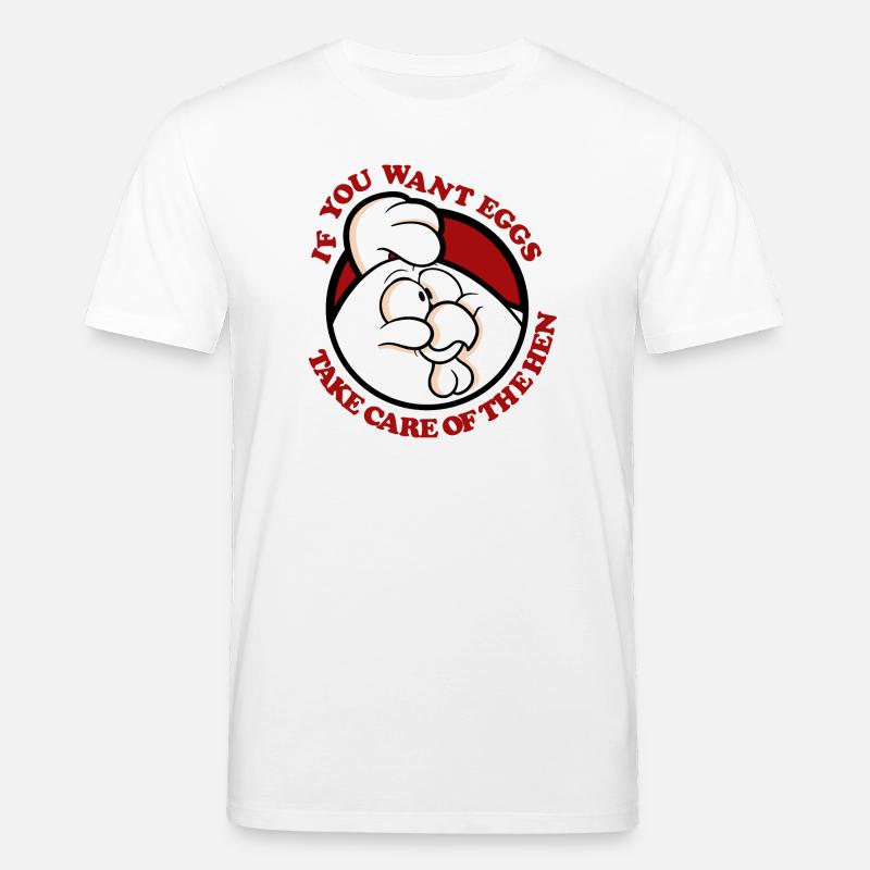 T c der Henne 2 - Stanley/Stella Unisex Bio-T-Shirt CREATOR  - Weiß