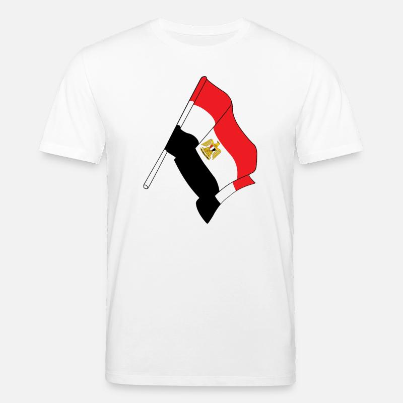 Drapeau : Égypte - T-shirt bio CREATOR Stanley/Stella Unisexe - blanc