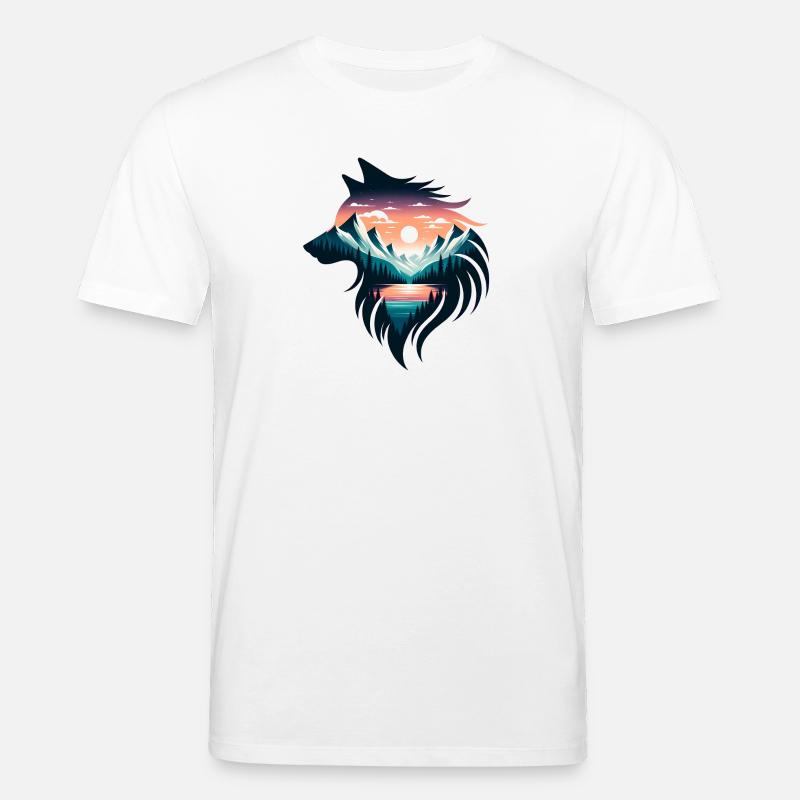 Wolfsgestalt - Stanley/Stella Unisex Bio-T-Shirt CREATOR  - Weiß
