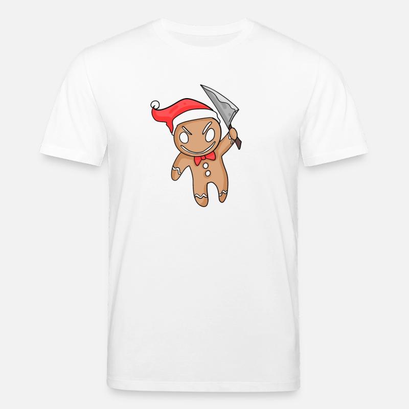 Böser Lebkuchen Weihnachten - Stanley/Stella Unisex Bio-T-Shirt CREATOR  - Weiß