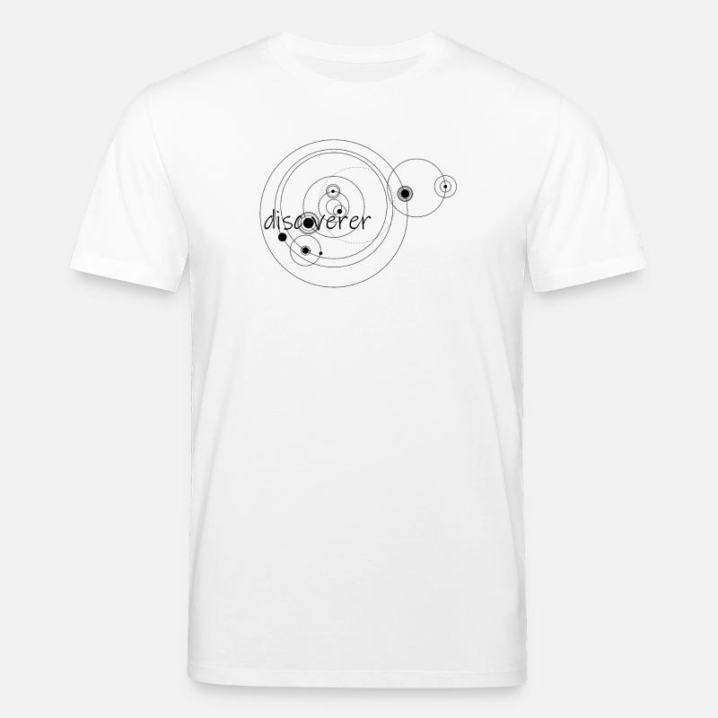 discoverer (black) - Stanley/Stella Unisex Bio-T-Shirt CREATOR  - Weiß
