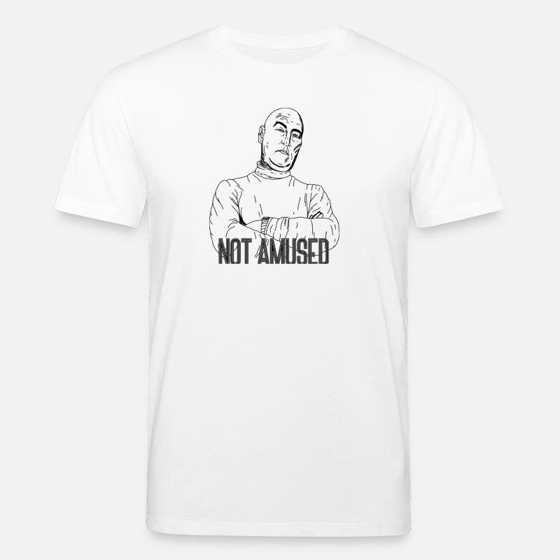 Not Amused – Sarkastisches Statement Design - Stanley/Stella Unisex Bio-T-Shirt CREATOR  - Weiß
