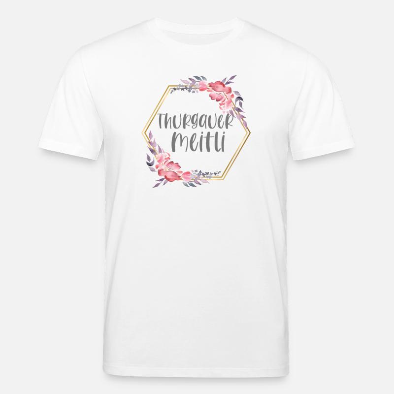 Schweiz Thurgau Mädchen Heimat Geschenk - Stanley/Stella Unisex Bio-T-Shirt CREATOR  - Weiß