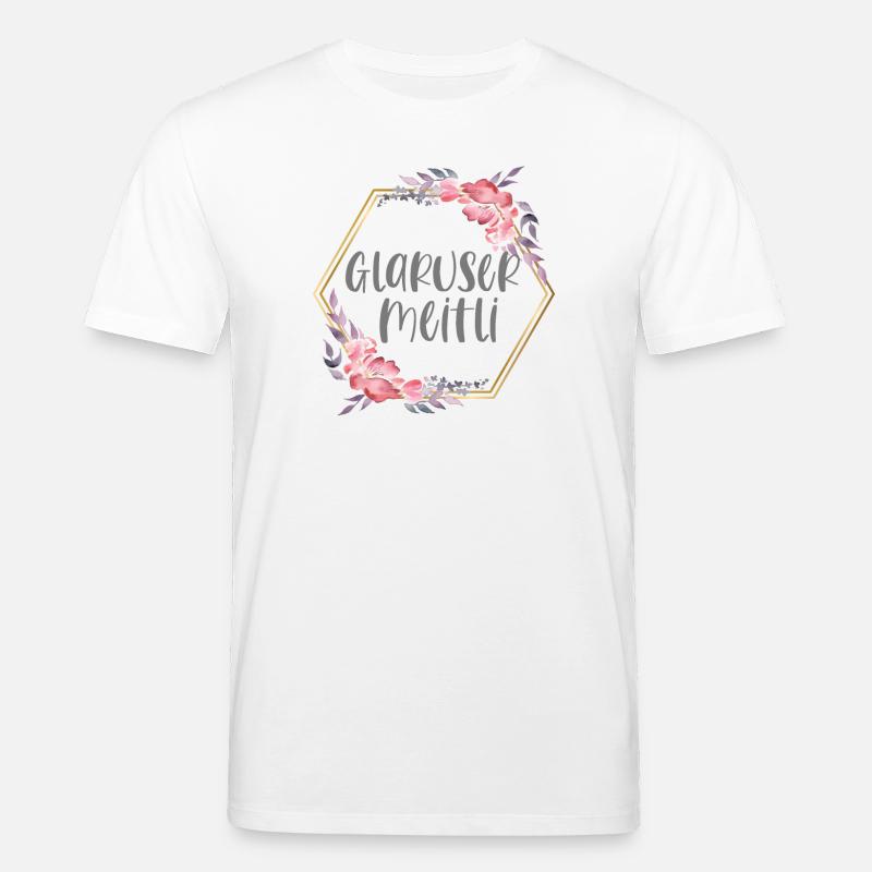 Schweiz Glarus Mädchen Heimat Geschenk - Stanley/Stella Unisex Bio-T-Shirt CREATOR  - Weiß