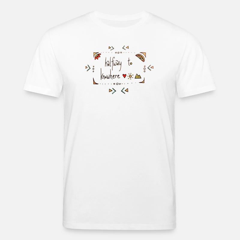Halfway To Knowhere - Stanley/Stella Unisex Bio-T-Shirt CREATOR  - Weiß
