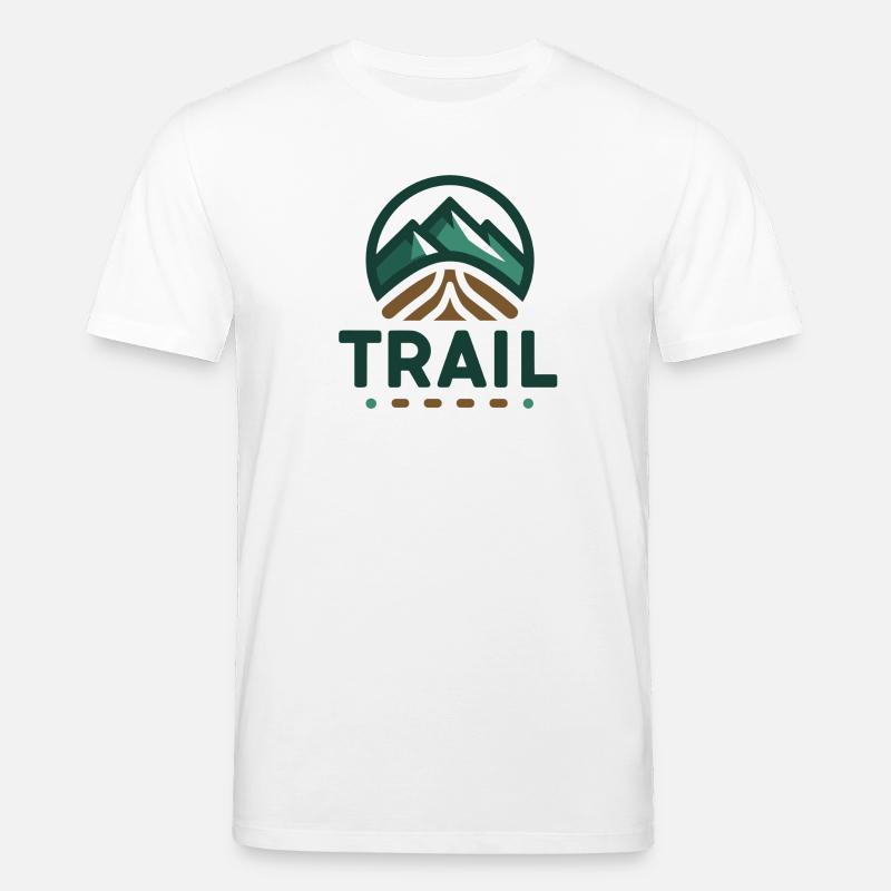 Trail Run – Trail-Wander-Geschenk - Stanley/Stella Unisex Bio-T-Shirt CREATOR  - Weiß