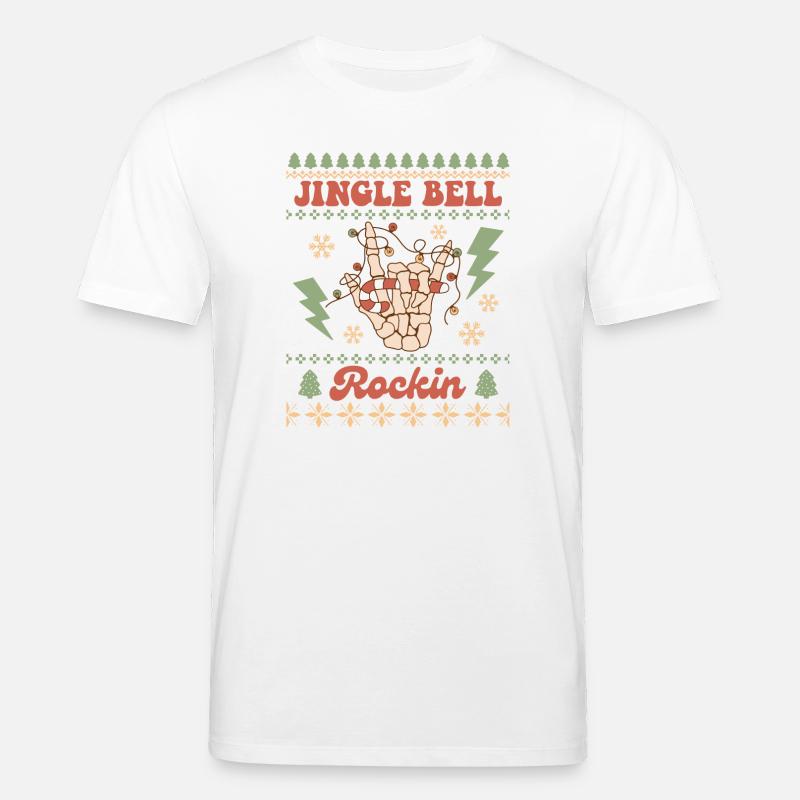 Pull de Noël moche - T-shirt bio CREATOR Stanley/Stella Unisexe - blanc