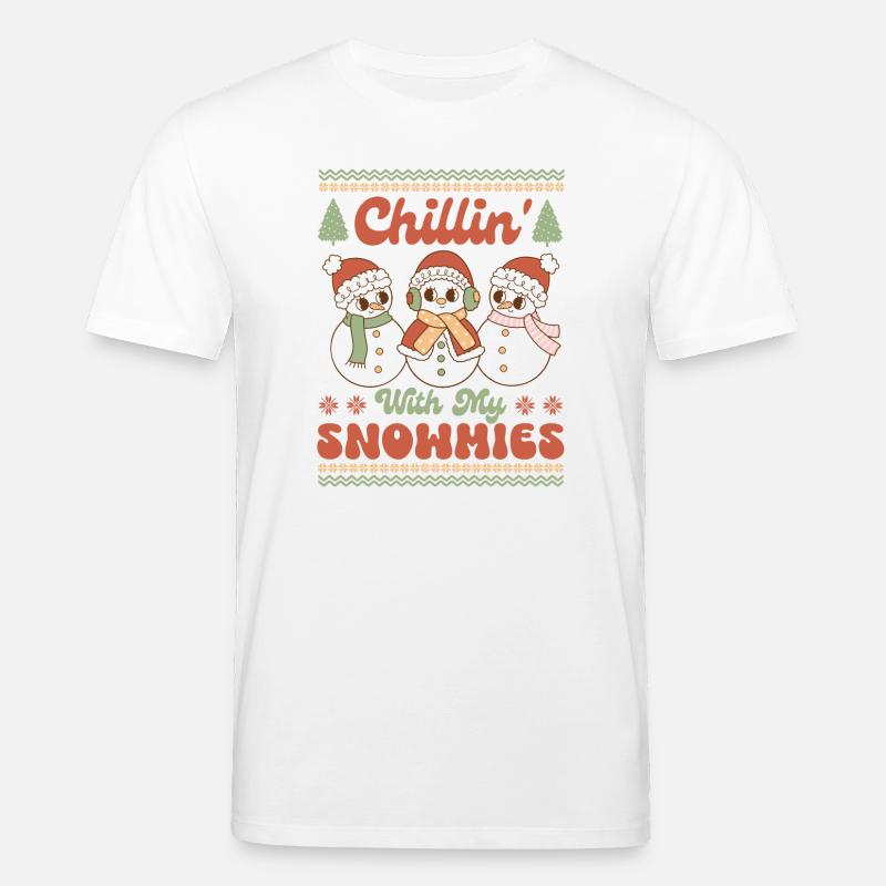 Hässlicher Weihnachtspullover - Stanley/Stella Unisex Bio-T-Shirt CREATOR  - Weiß