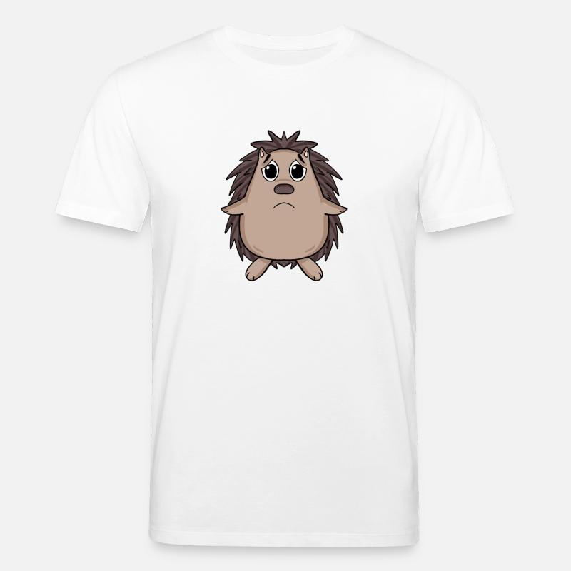 Hérisson triste - Hérisson triste - T-shirt bio CREATOR Stanley/Stella Unisexe - blanc